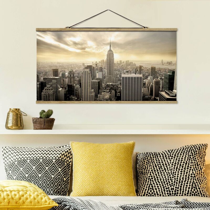 

Imagen de tela - Manhattan Dawn - Apaisado 1:2 Dimensión LxA: 50cm x 100cm