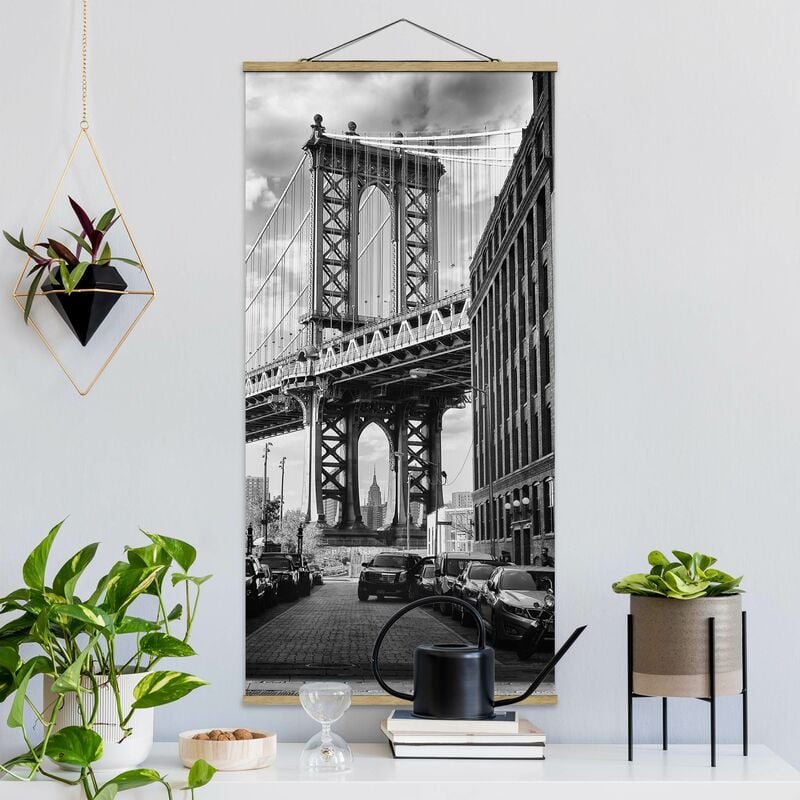 

Imagen de tela - Manhattan Bridge In America - Alto 2:1 Dimensión LxA: 70cm x 35cm