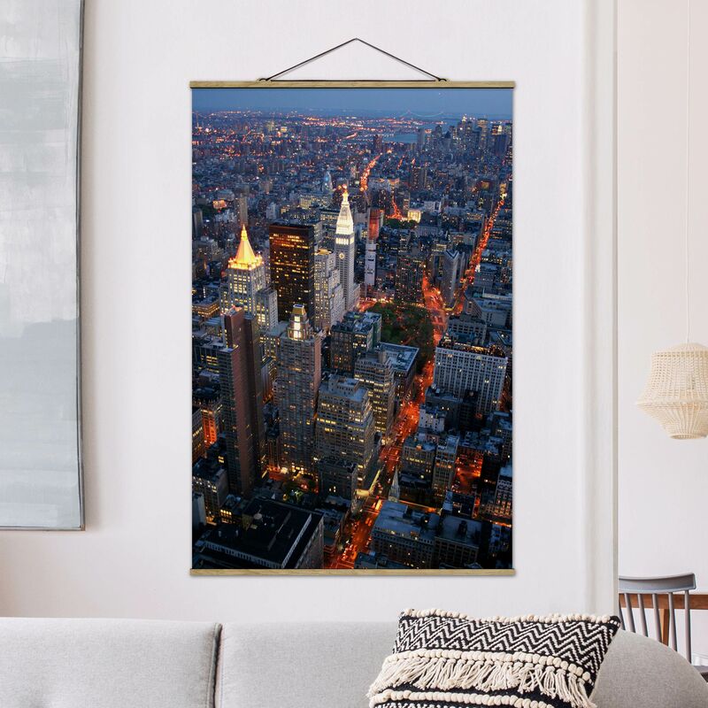 

Imagen de tela - Manhattan Lights - Alto 3:2 Dimensión LxA: 120cm x 80cm