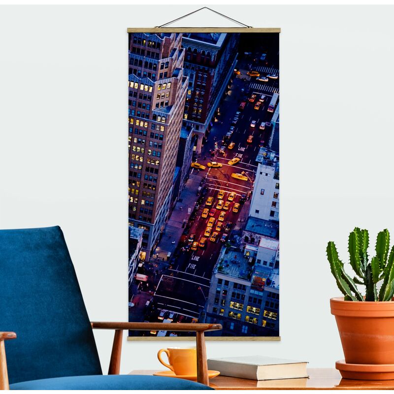 

Imagen de tela - Manhattan Taxi Lights - Alto 2:1 Dimensión LxA: 70cm x 35cm