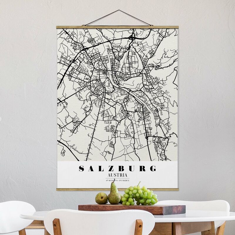

Imagen de tela - Map Salzburg - Classic - Alto 4:3 Dimensión LxA: 46.5cm x 35cm