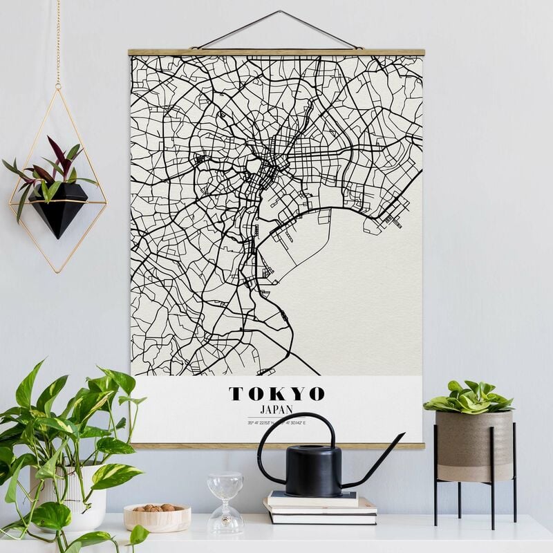 

Imagen de tela - Map Tokyo - Classic - Alto 4:3 Dimensión LxA: 66.4cm x 50cm