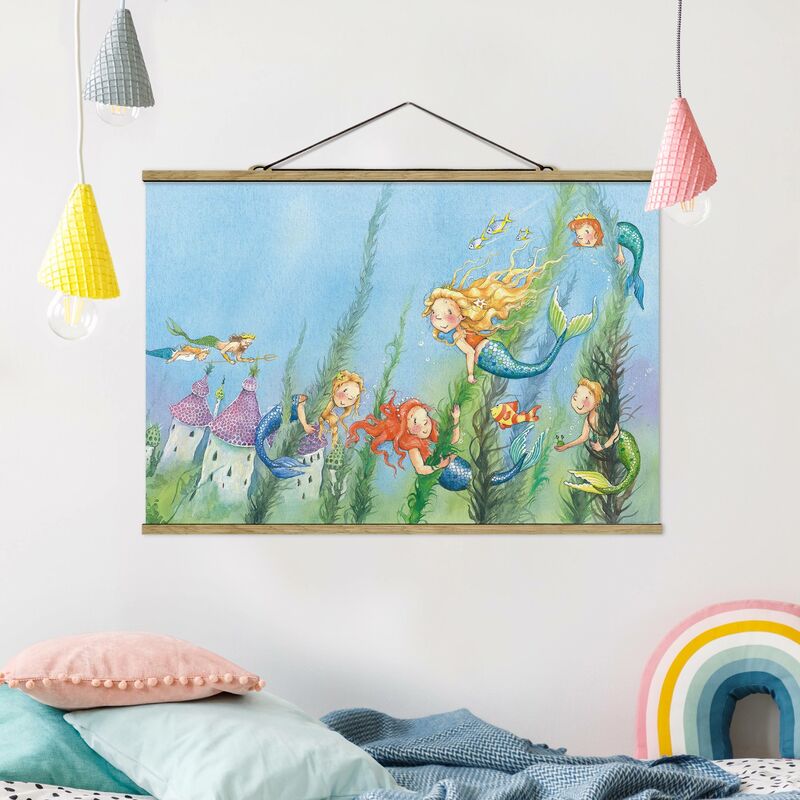 

Imagen de tela - Matilda The Mermaid Princess - Apaisado 2:3 Dimensión LxA: 66.5cm x 100cm