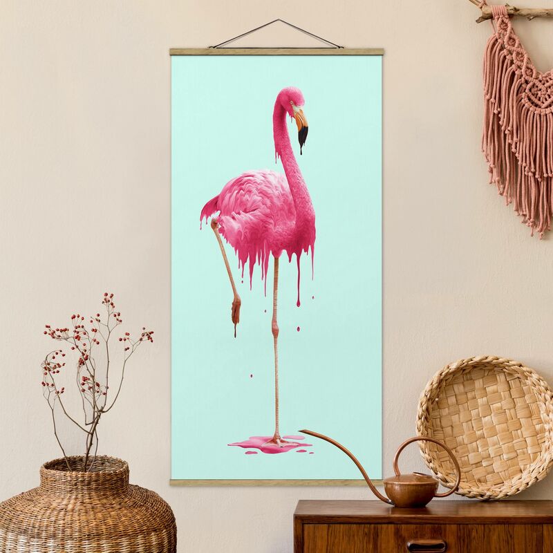 

Imagen de tela - Melting Flamingo - Alto 2:1 Dimensión LxA: 70cm x 35cm