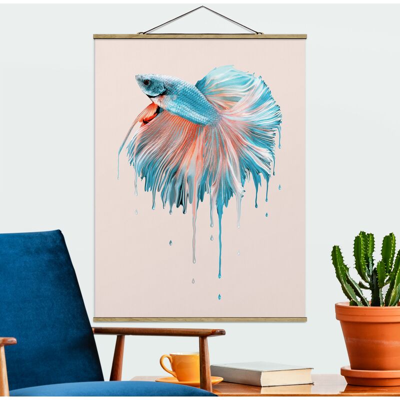 

Imagen de tela - Melting Fish - Alto 4:3 Dimensión LxA: 106.5cm x 80cm