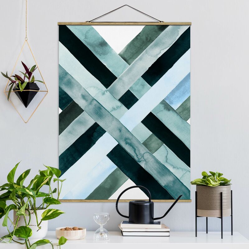 

Imagen de tela - Mesh Of Watercolours - Alto 4:3 Dimensión LxA: 66.4cm x 50cm