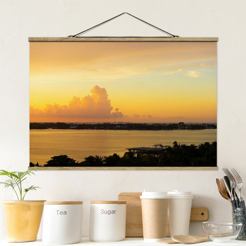 

Imagen de tela - Mexico Sunset - Apaisado 2:3 Dimensión LxA: 66.5cm x 100cm