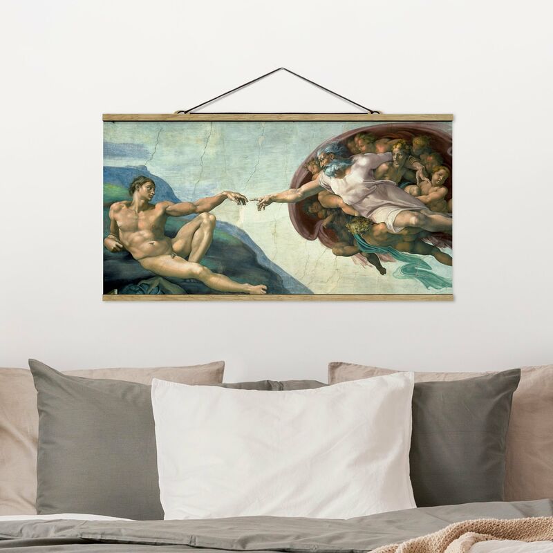 

Imagen de tela - Michelangelo - Sistine Chapel - Apaisado 1:2 Dimensión LxA: 50cm x 100cm
