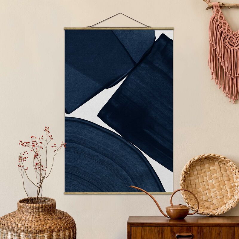 

Imagen de tela - Minimalistic Painting Blue - Alto 3:2 Dimensión LxA: 120cm x 80cm