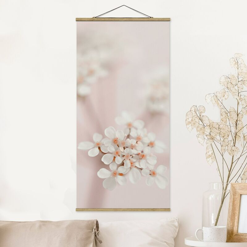 

Imagen de tela - Mini Flowers In Pink Light - Alto 2:1 Dimensión LxA: 70cm x 35cm