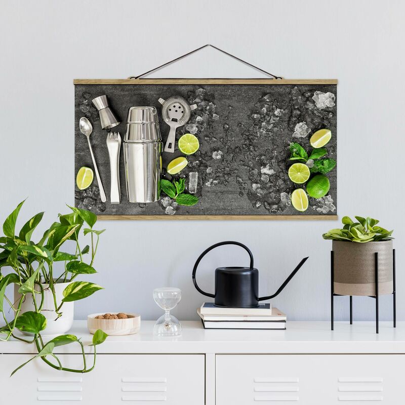 

Imagen de tela - Mojito Mixed Drink - Apaisado 1:2 Dimensión LxA: 25cm x 50cm
