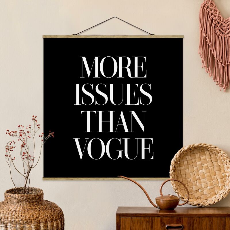 

Imagen de tela - More Issues Than Vogue - Cuadrado 1:1 Dimensión LxA: 100cm x 100cm