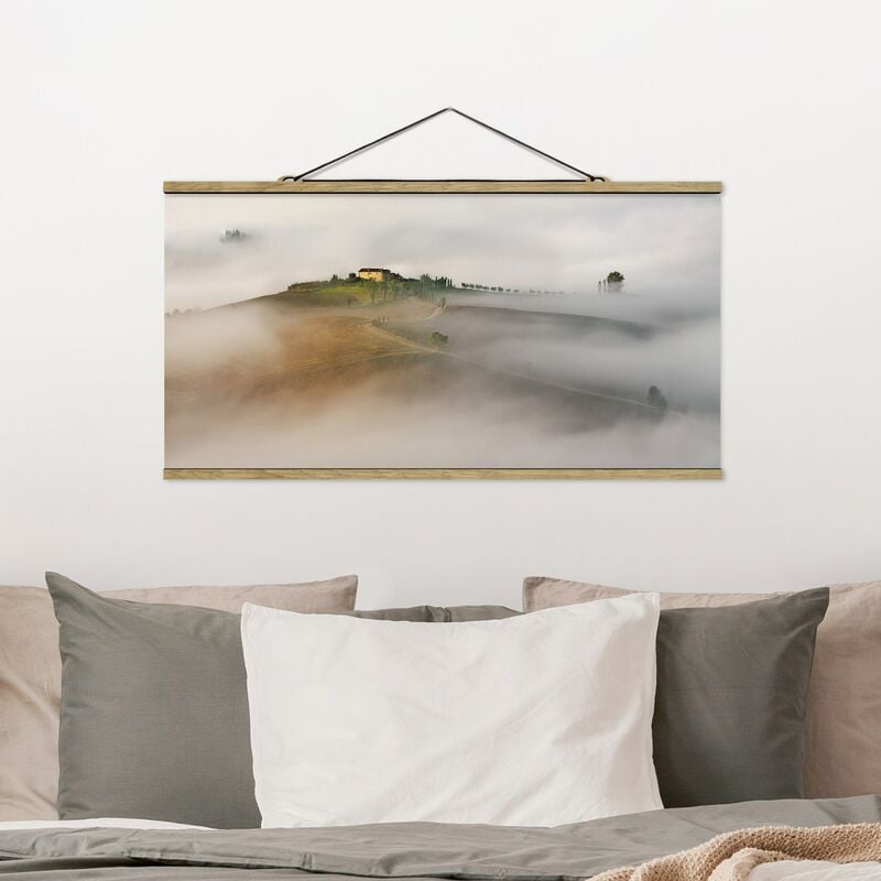 

Imagen de tela - Morning Fog In Tuscany - Apaisado 1:2 Dimensión LxA: 50cm x 100cm