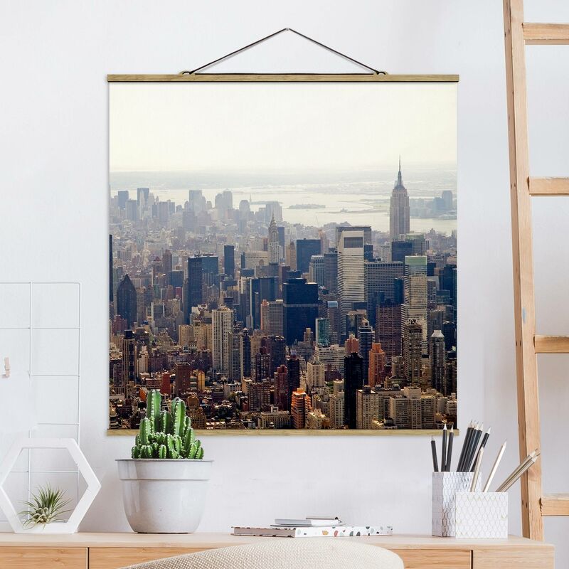 

Imagen de tela - Morning In New York - Cuadrado 1:1 Dimensión LxA: 80cm x 80cm