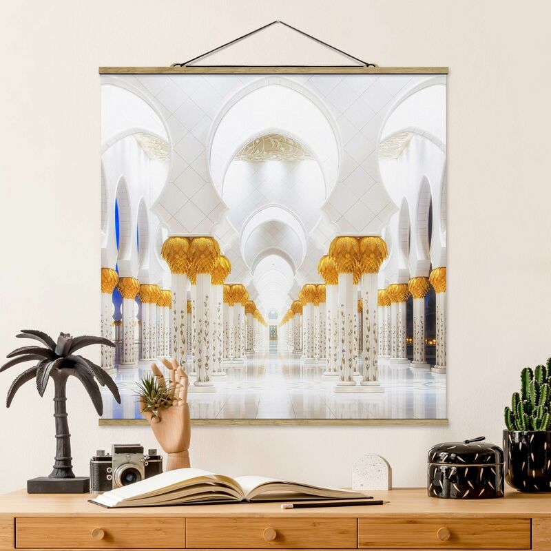 

Imagen de tela - Mosque In Gold - Cuadrado 1:1 Dimensión LxA: 35cm x 35cm