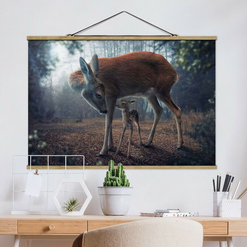 

Imagen de tela - Mother And Fawn - Apaisado 2:3 Dimensión LxA: 23.5cm x 35cm