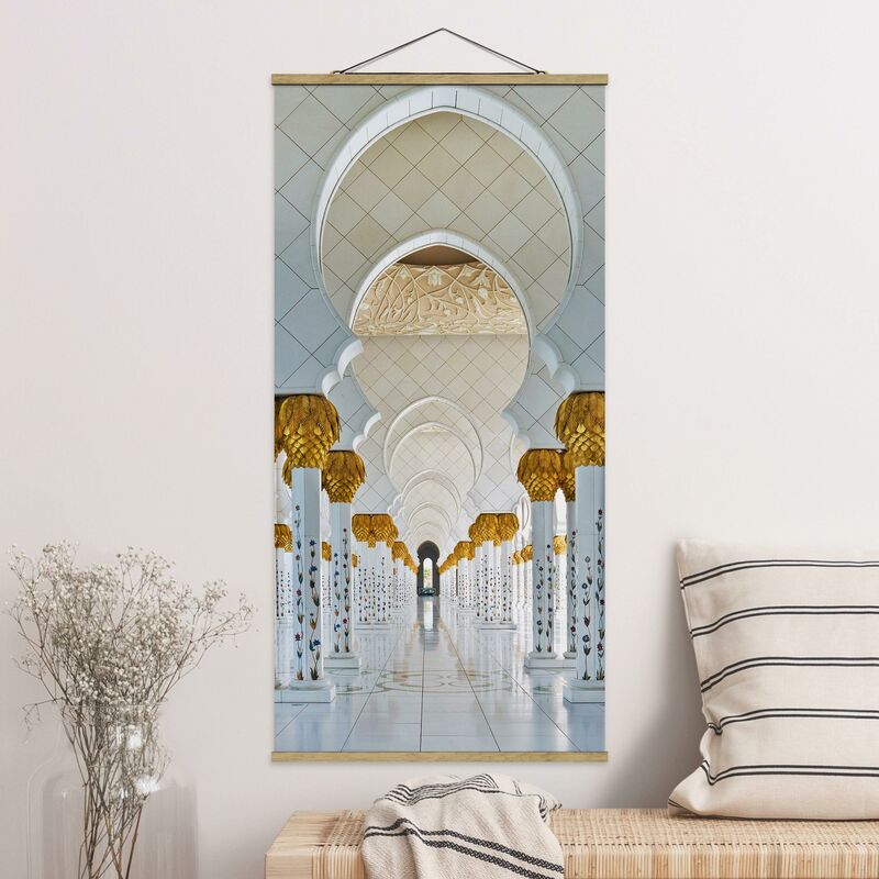 

Imagen de tela - Mosque In Abu Dhabi - Alto 2:1 Dimensión LxA: 70cm x 35cm