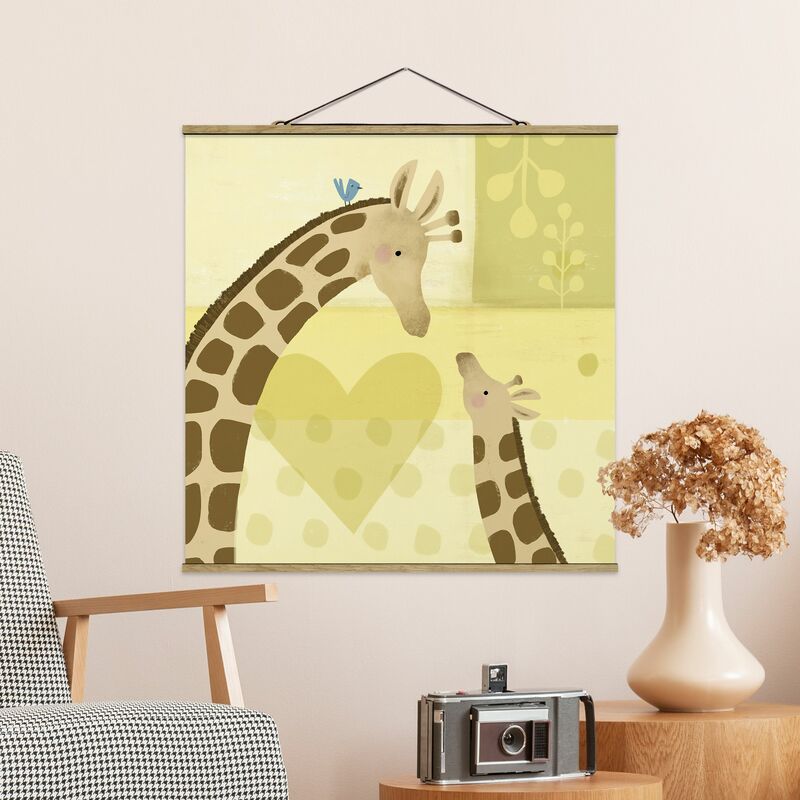 

Imagen de tela - Mum And I - Giraffes - Cuadrado 1:1 Dimensión LxA: 35cm x 35cm