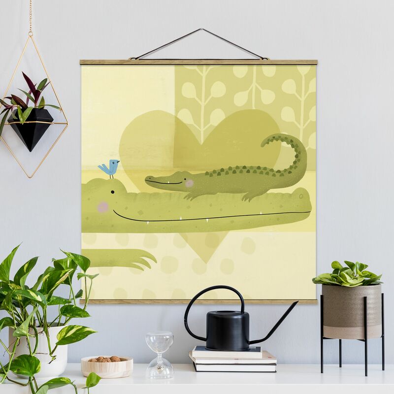 

Imagen de tela - Mum And I - Crocodiles - Cuadrado 1:1 Dimensión LxA: 50cm x 50cm