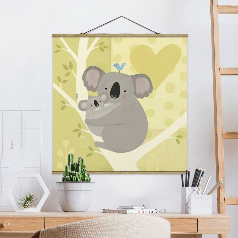 

Imagen de tela - Mum And I - Koalas - Cuadrado 1:1 Dimensión LxA: 80cm x 80cm