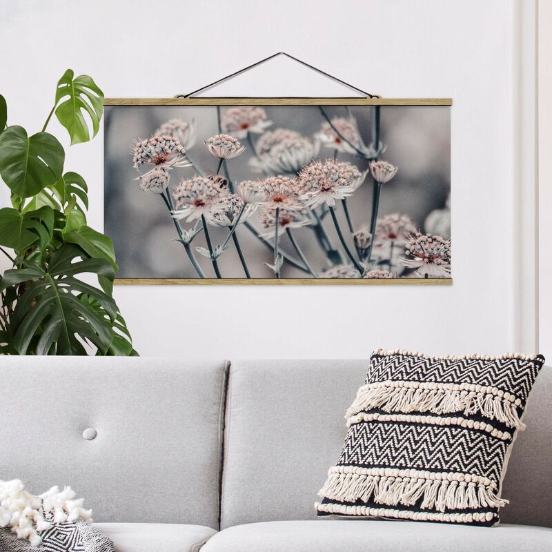 

Imagen de tela - Mystical Bouquet Of Flowers - Apaisado 1:2 Dimensión LxA: 25cm x 50cm