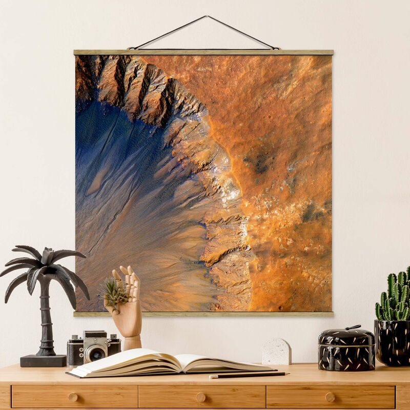 

Imagen de tela - NASA Picture Marsian Crater - Cuadrado 1:1 Dimensión LxA: 50cm x 50cm