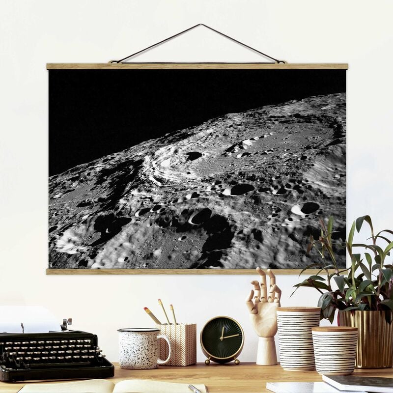 

Imagen de tela - NASA Picture Moon Crater - Apaisado 2:3 Dimensión LxA: 23.5cm x 35cm
