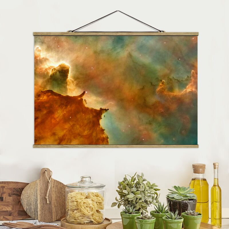 

Imagen de tela - NASA Picture Orange Space Nebula - Apaisado 2:3 Dimensión LxA: 66.5cm x 100cm