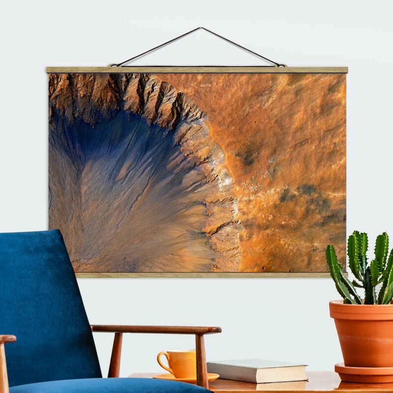 

Imagen de tela - NASA Picture Marsian Crater - Apaisado 2:3 Dimensión LxA: 53.5cm x 80cm