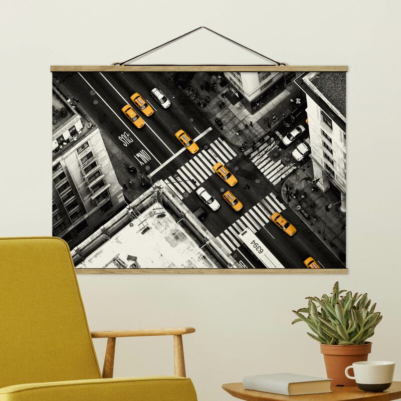 

Imagen de tela - New York City Cabs - Apaisado 2:3 Dimensión LxA: 53.5cm x 80cm