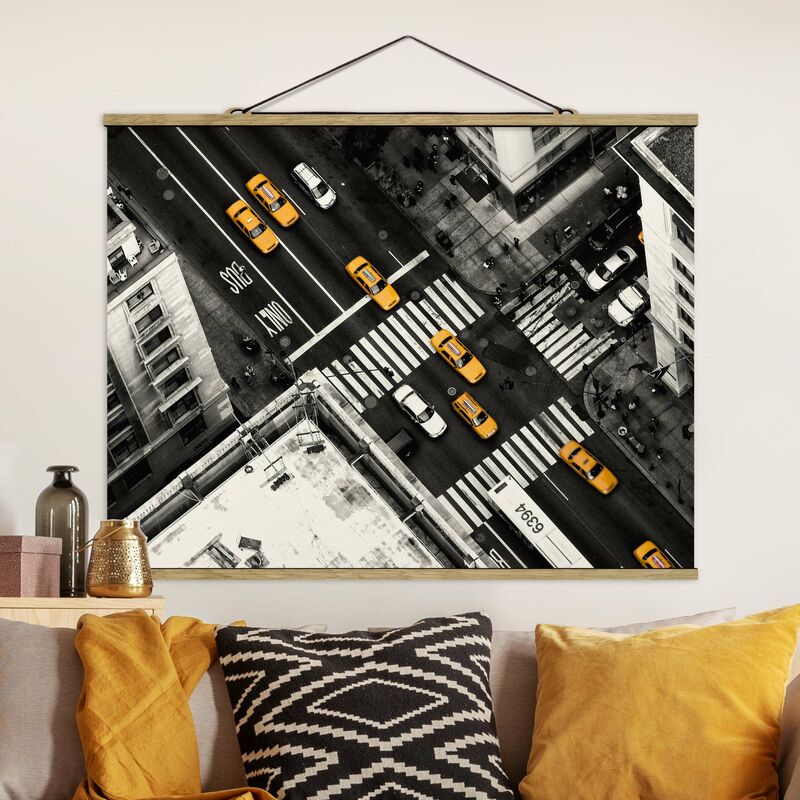 

Imagen de tela - New York City Cabs - Apaisado 3:4 Dimensión LxA: 60cm x 80cm