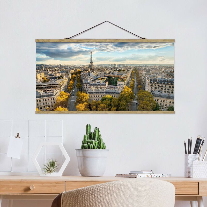 

Imagen de tela - Nice day in Paris - Apaisado 1:2 Dimensión LxA: 40cm x 80cm