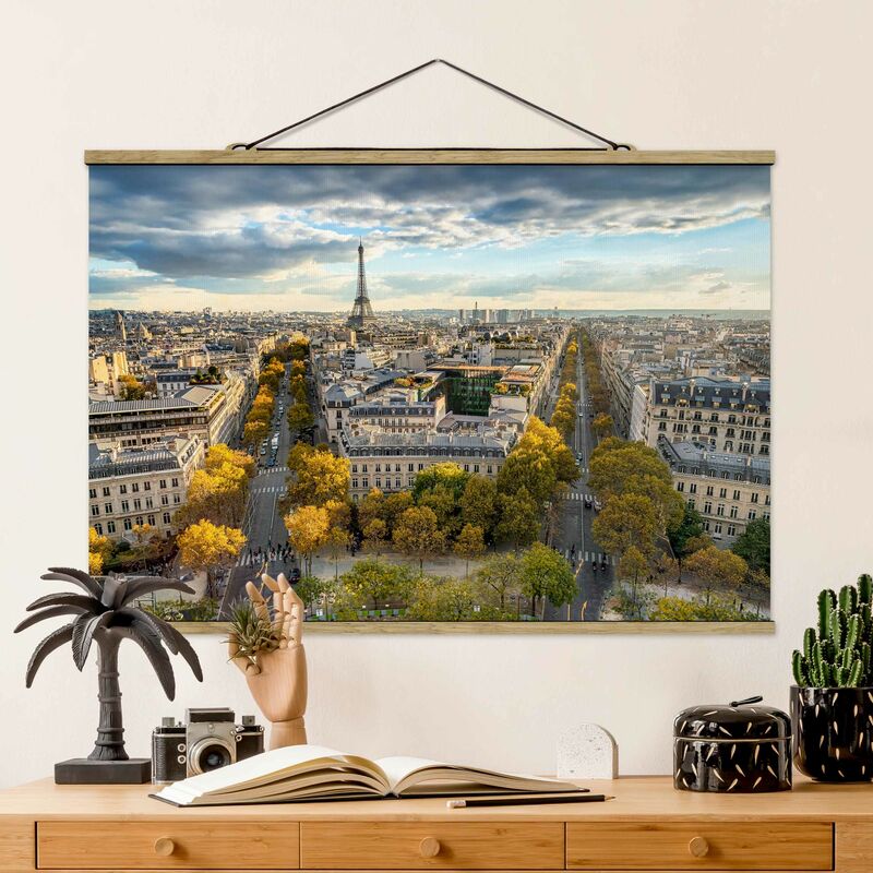 

Imagen de tela - Nice day in Paris - Apaisado 2:3 Dimensión LxA: 23.5cm x 35cm