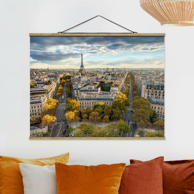 

Imagen de tela - Nice day in Paris - Apaisado 3:4 Dimensión LxA: 75cm x 100cm