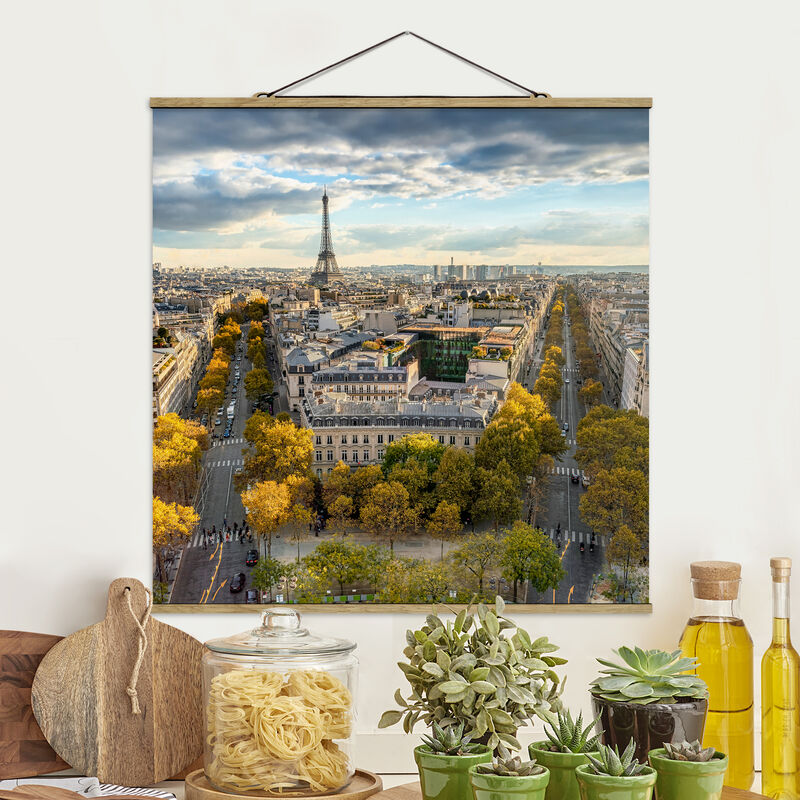 

Imagen de tela - Nice day in Paris - Cuadrado 1:1 Dimensión LxA: 80cm x 80cm