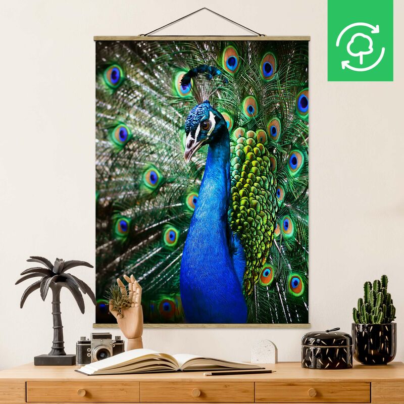 

Imagen de tela - Noble Peacock - Alto 4:3 Dimensión LxA: 133.5cm x 100cm