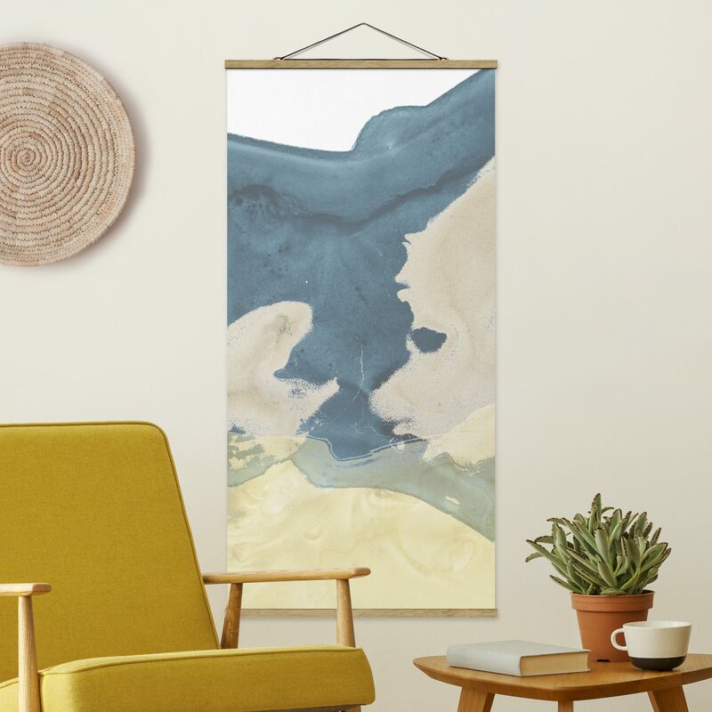 

Imagen de tela - Ocean And Desert II - Alto 2:1 Dimensión LxA: 70cm x 35cm
