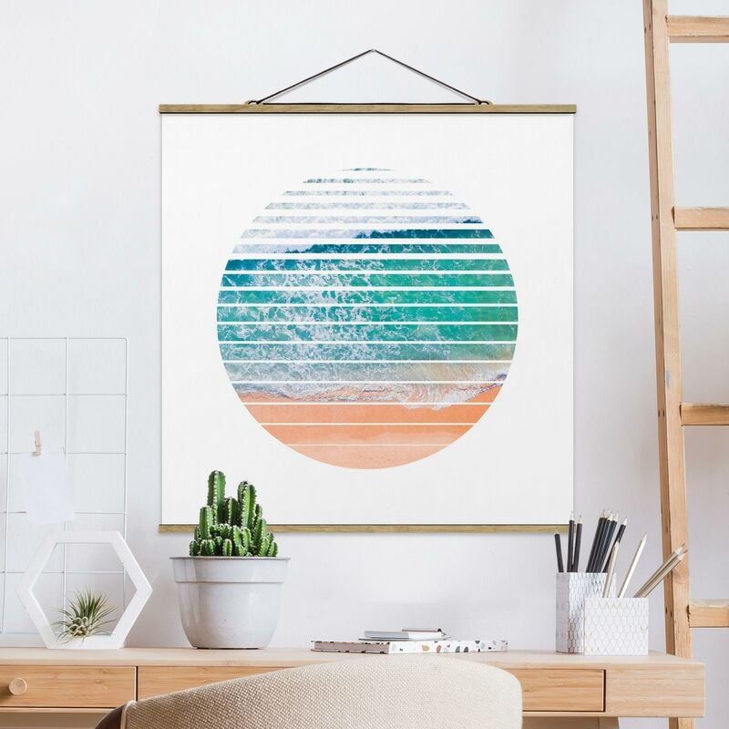 

Imagen de tela - Ocean In A Circle - Cuadrado 1:1 Dimensión LxA: 80cm x 80cm