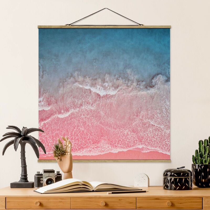 

Imagen de tela - Ocean In Pink - Cuadrado 1:1 Dimensión LxA: 100cm x 100cm