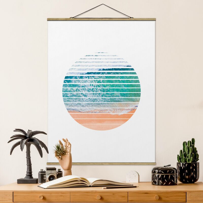 

Imagen de tela - Ocean In A Circle - Alto 4:3 Dimensión LxA: 66.4cm x 50cm