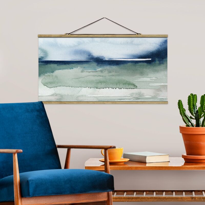 

Imagen de tela - Ocean Waves I - Apaisado 1:2 Dimensión LxA: 50cm x 100cm