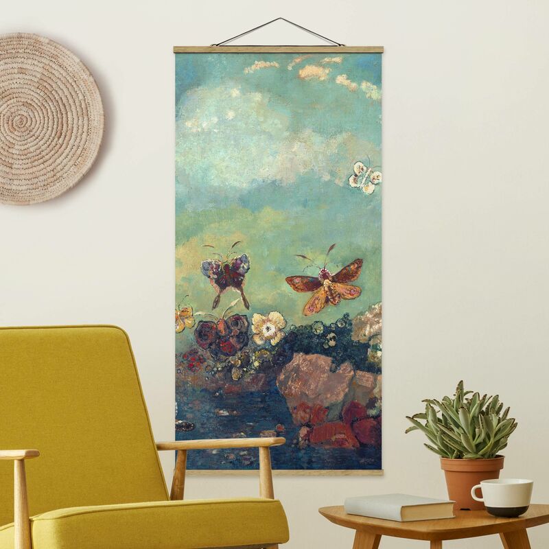 

Imagen de tela - Odilon Redon - Butterflies - Alto 2:1 Dimensión LxA: 100cm x 50cm