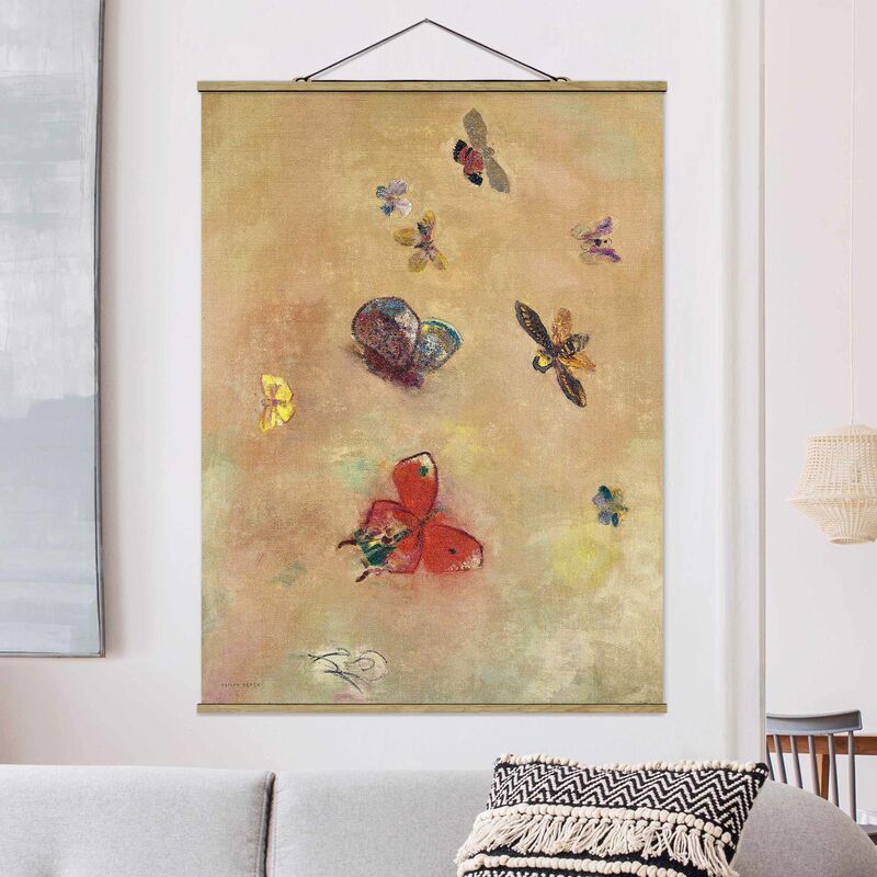 

Imagen de tela - Odilon Redon - Colorful Butterflies - Alto 4:3 Dimensión LxA: 46.5cm x 35cm