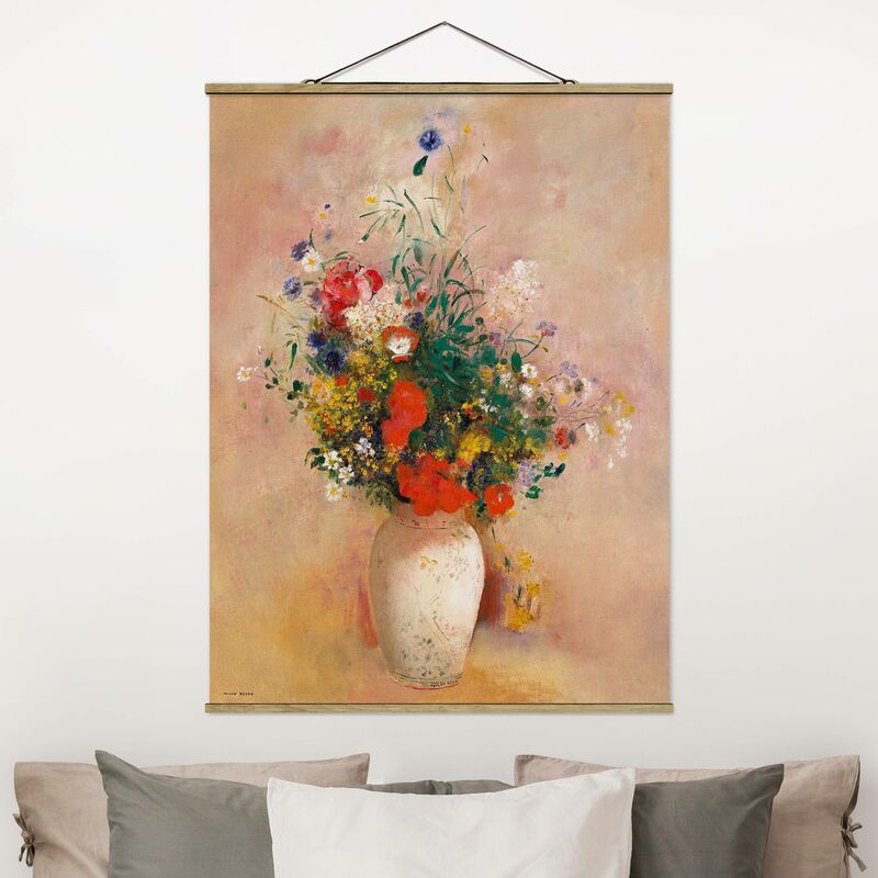 

Imagen de tela - Odilon Redon - Vase With Flowers (Rose-Colored Background) - Alto 4:3 Dimensión LxA: 66.4cm x 50cm