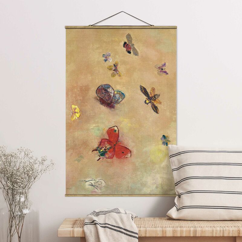 

Imagen de tela - Odilon Redon - Colorful Butterflies - Alto 3:2 Dimensión LxA: 75cm x 50cm