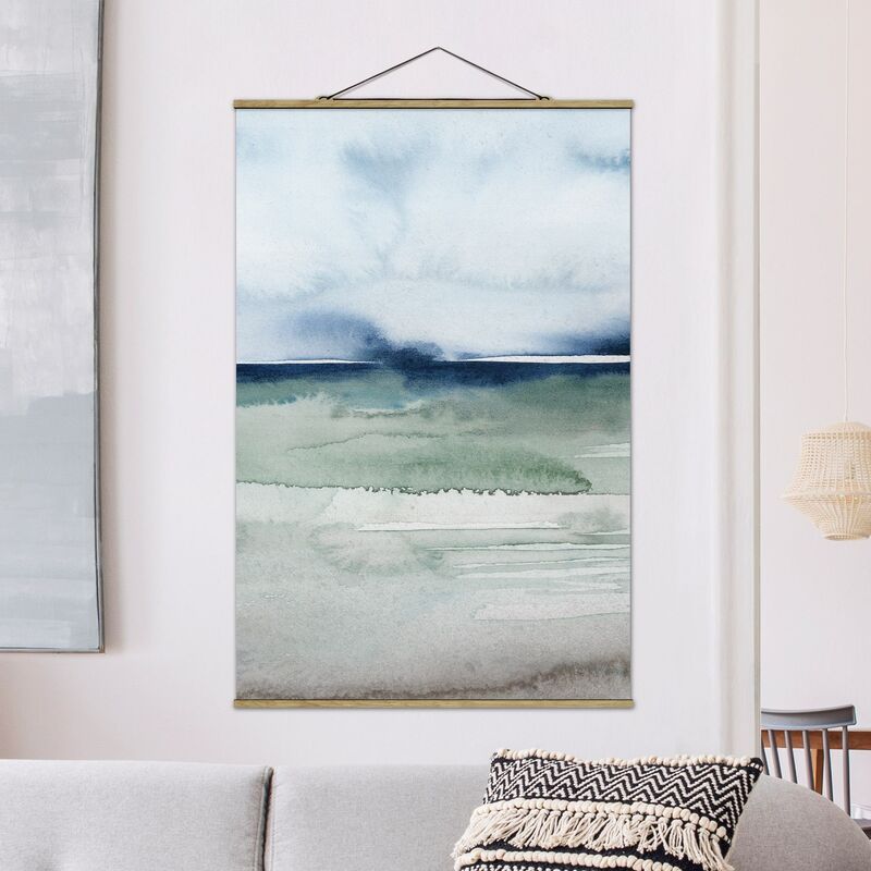 

Imagen de tela - Ocean Waves I - Alto 3:2 Dimensión LxA: 120cm x 80cm