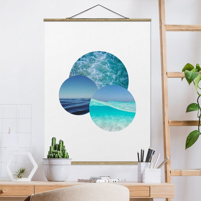 

Imagen de tela - Oceans In A Circle - Alto 4:3 Dimensión LxA: 106.5cm x 80cm