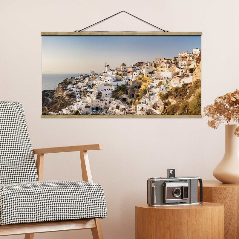 

Imagen de tela - Oia Panorama - Apaisado 1:2 Dimensión LxA: 50cm x 100cm