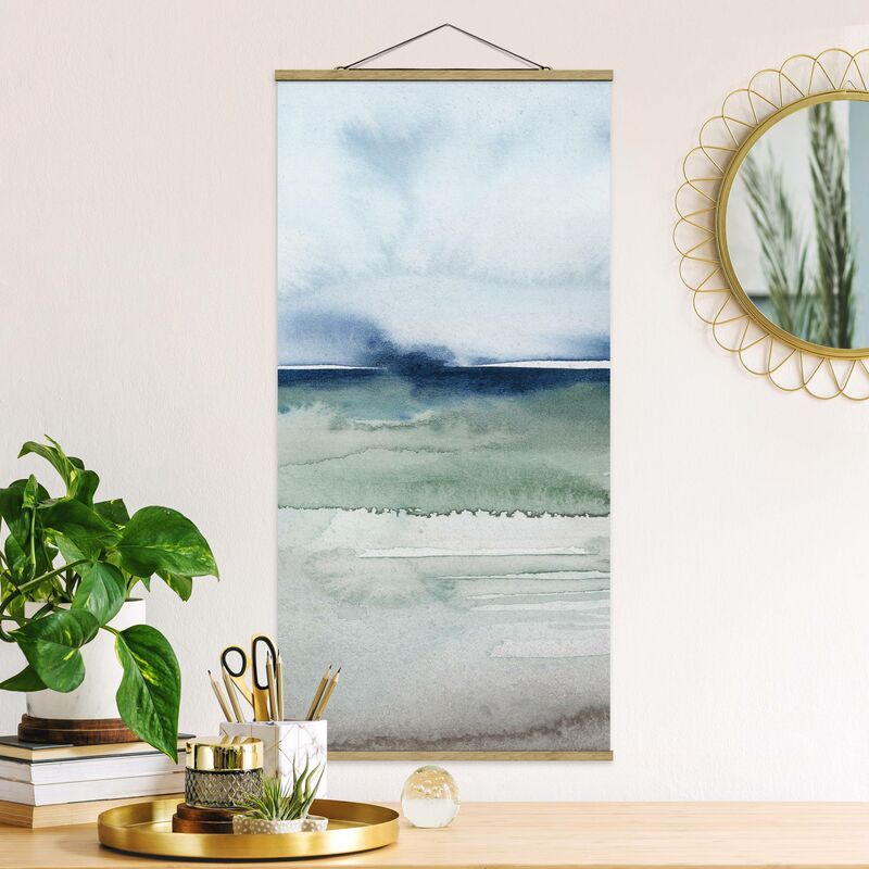 

Imagen de tela - Ocean Waves I - Alto 2:1 Dimensión LxA: 100cm x 50cm
