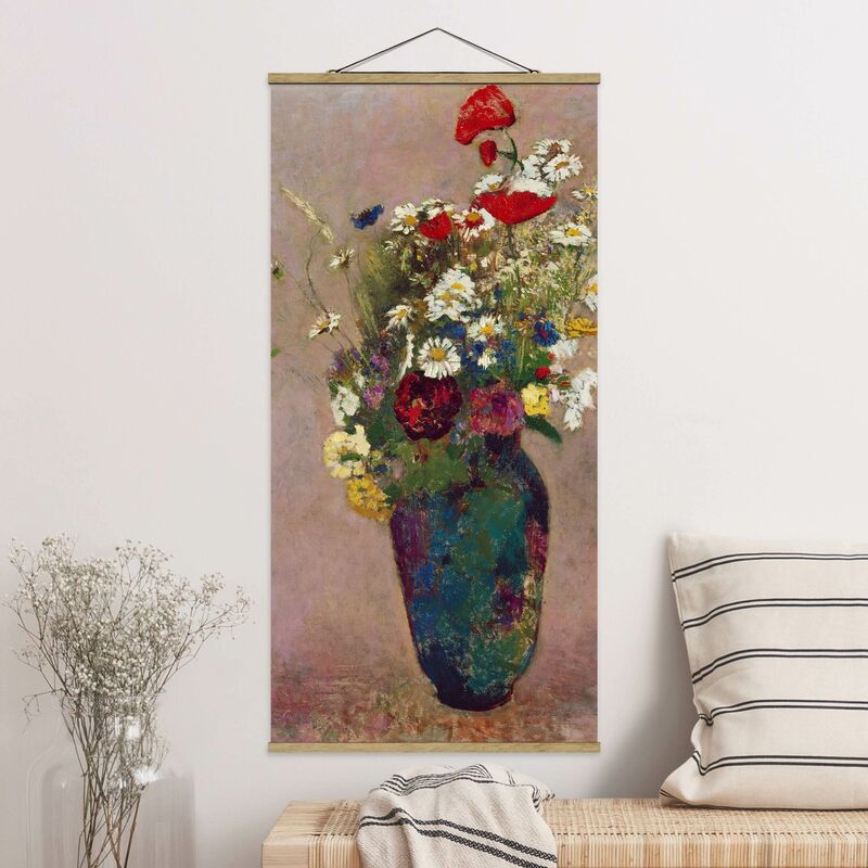

Imagen de tela - Odilon Redon - Vase With Poppies - Alto 2:1 Dimensión LxA: 70cm x 35cm